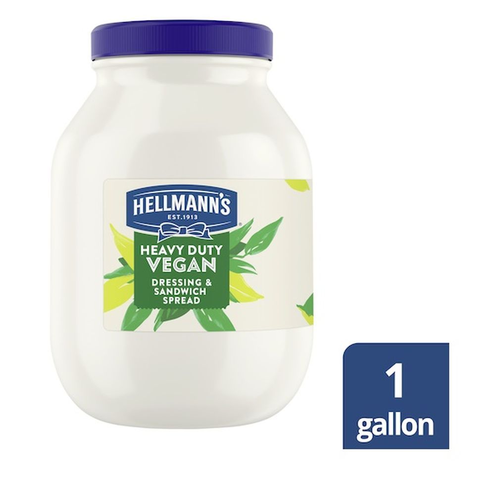 Hellmann's Heavy Duty Vegan Mayonnaise Jar, 1 Gallon -- 1 Each