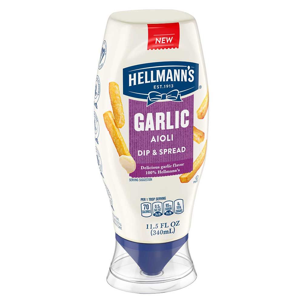 Hellmann's Garlic Aioli, 11.5 Ounce -- 12 Per Case