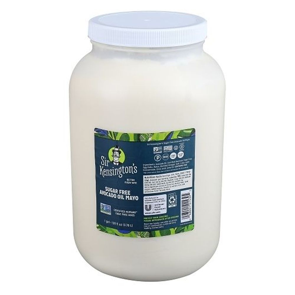 Sir Kensington's Sugar Free Avocado Mayonnaise, 1 Gallon -- 4 Per Case