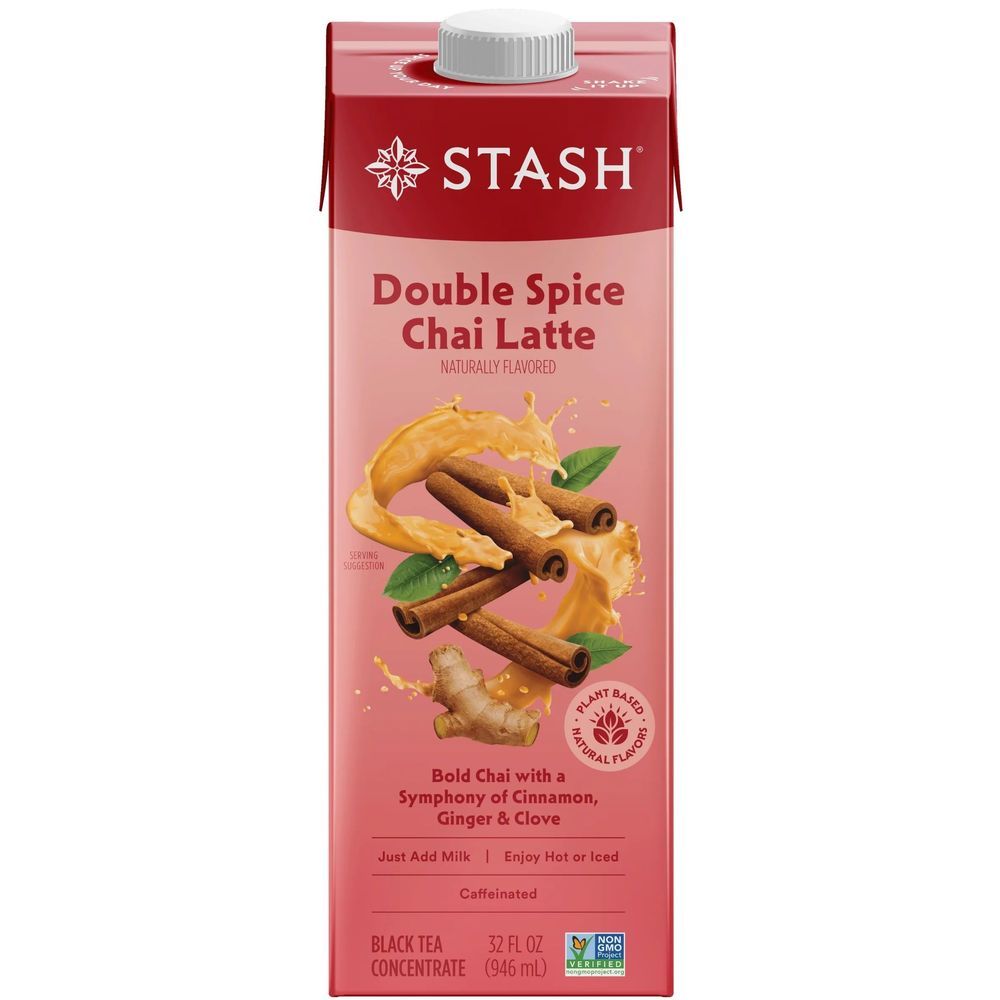 Stash Double Spice Chai Latte, 32 Fluid Ounce -- 6 Per Case