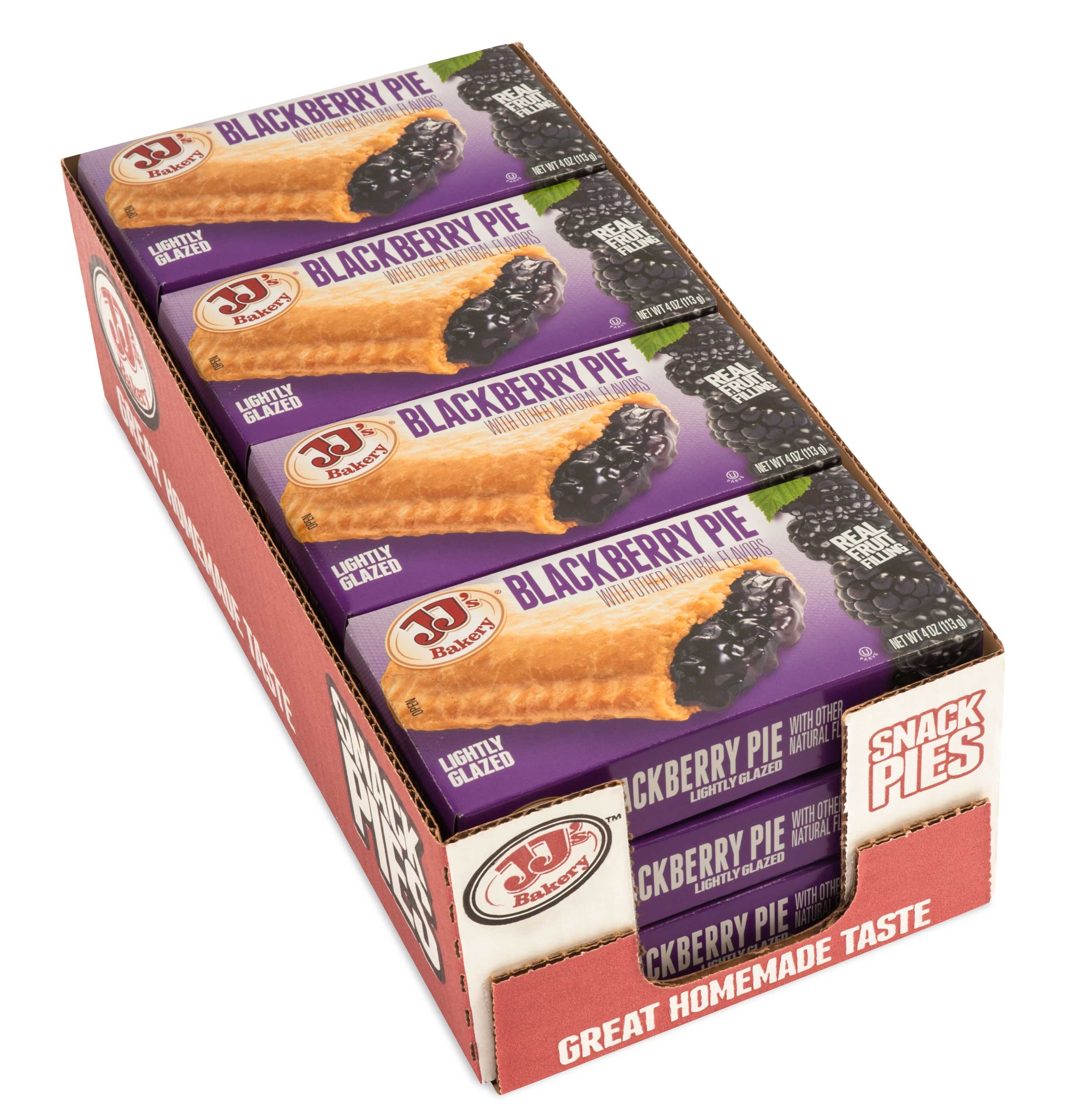 JJs Bakery Berry Pie -- 48 per case.