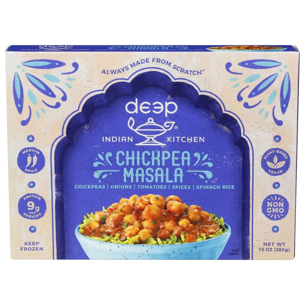 Deep Indian Kitchen Chickpea Masala with Rice, 9 Ounce -- 12 per case