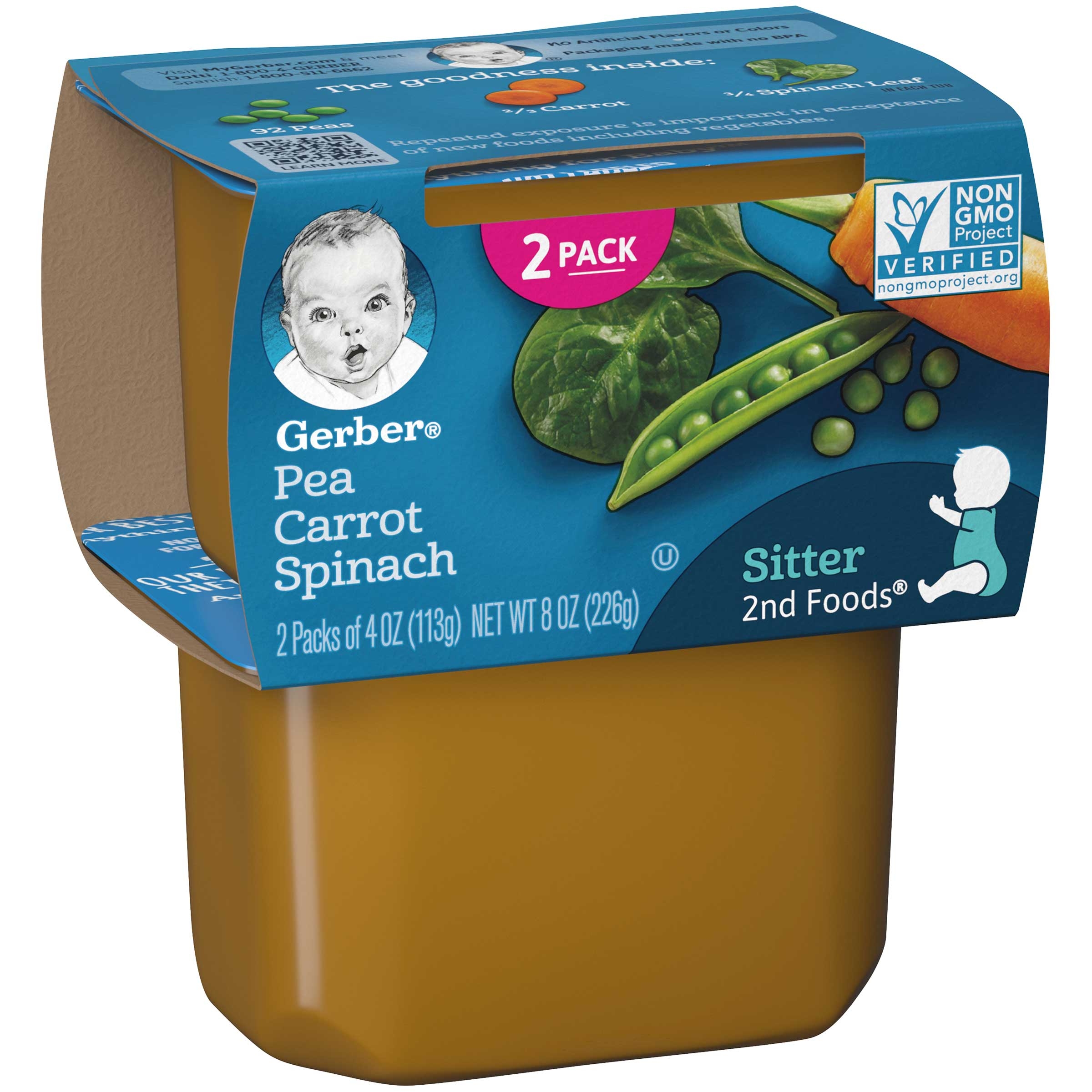 Gerber 2nd Foods Garden Vegetable Baby Food, 8 Ounce -- 8 Per Case