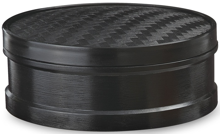 GET Enterprises Polypropylene Black Steamer Set, 8.5 inch -- 12 per case
