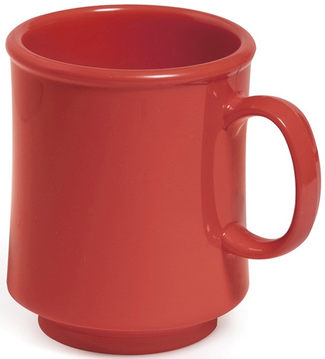 GET Enterprises Tritan Cranberry Stacking Mug, 8 Ounce -- 24 per case
