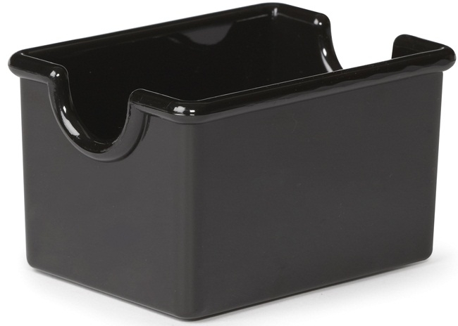 GET Enterprises SAN Black Sugar Caddy, 3.5 x 2.5 inch -- 24 per case