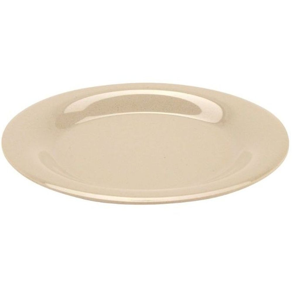 GET Bamboo Melamine Round Wide Rim Plate, 9 inch -- 24 per case