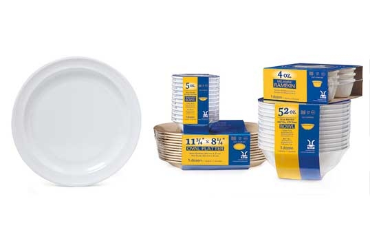 GET Enterprises inc Supermel I Melamine Round Plate, 10.25 inch -- 24 per case.