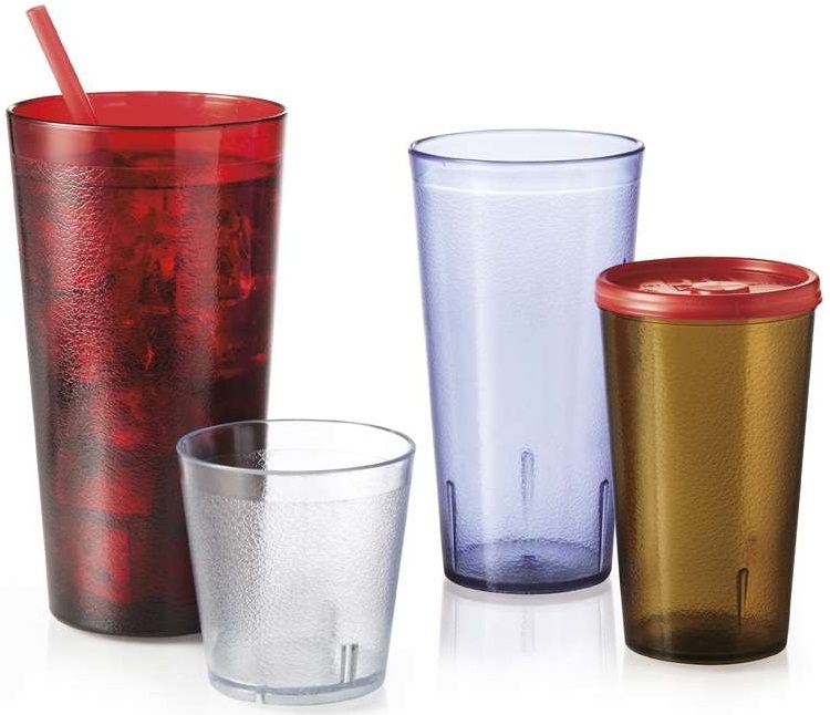 GET Enterprises SAN Plastic Blue Tumbler with Pepsi Logo, 20 Ounce -- 72 per case
