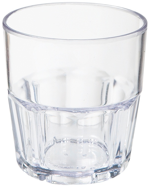 GET Enterprises Bahama SAN Plastic Clear Tumbler, 7 Ounce -- 72 per case