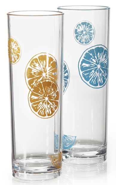 GET Enterprises SAN Seabreeze Tom Collins Glass, 7 inch Height -- 24 per case