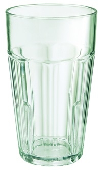 GET Enterprises Bahama SAN Plastic Jade Tumbler, 6 inch Tall -- 72 per case