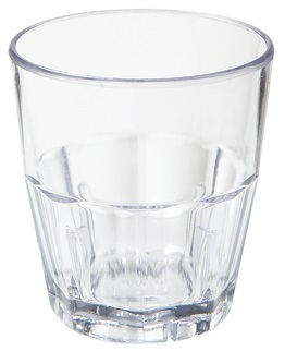 GET Enterprises Bahama SAN Plastic Clear Rocks Tumbler, 5.5 Ounce -- 72 per case