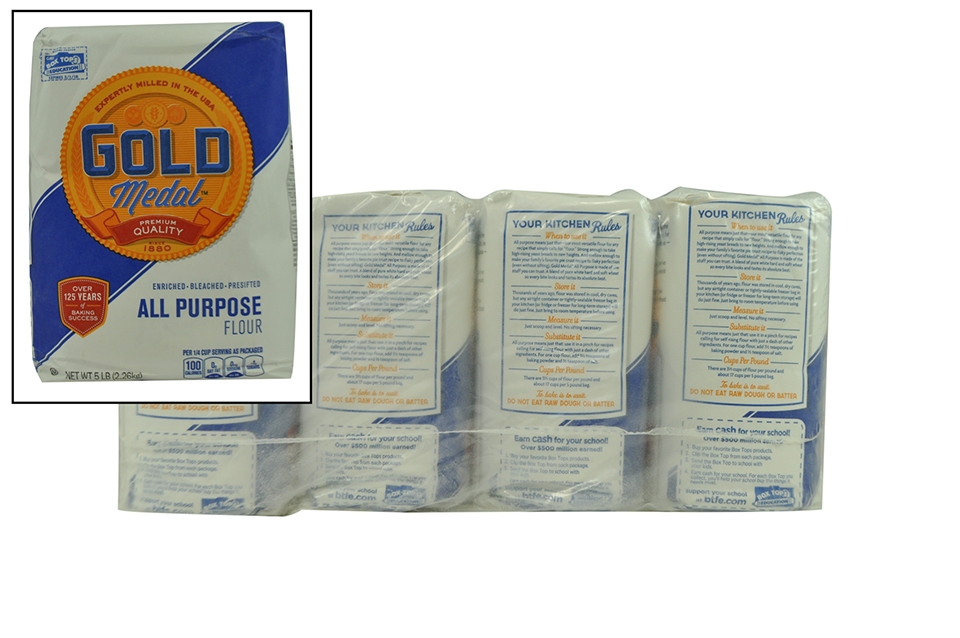 Gold Medal All Purpose Flour, 5 Pound -- 8 per case.