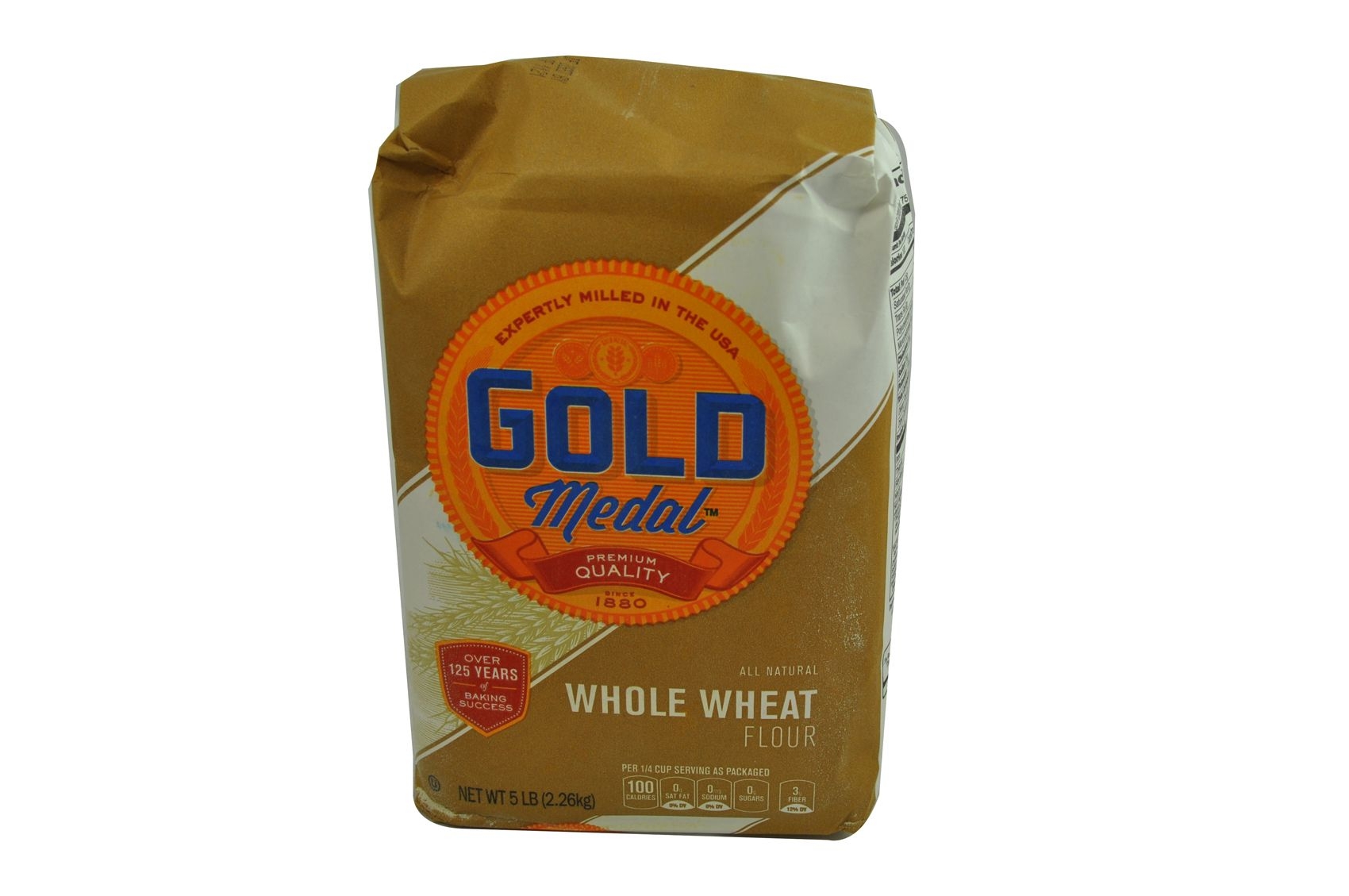 Gold Medal Whole Wheat Flour, 5 Pound -- 8 per case.