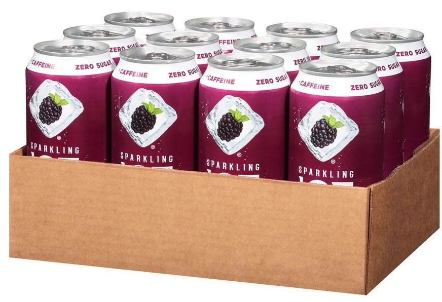 Sparkling Ice Caffeine Black Raspberry Sparkling Water, 16 Fluid Ounce -- 12 Per Case