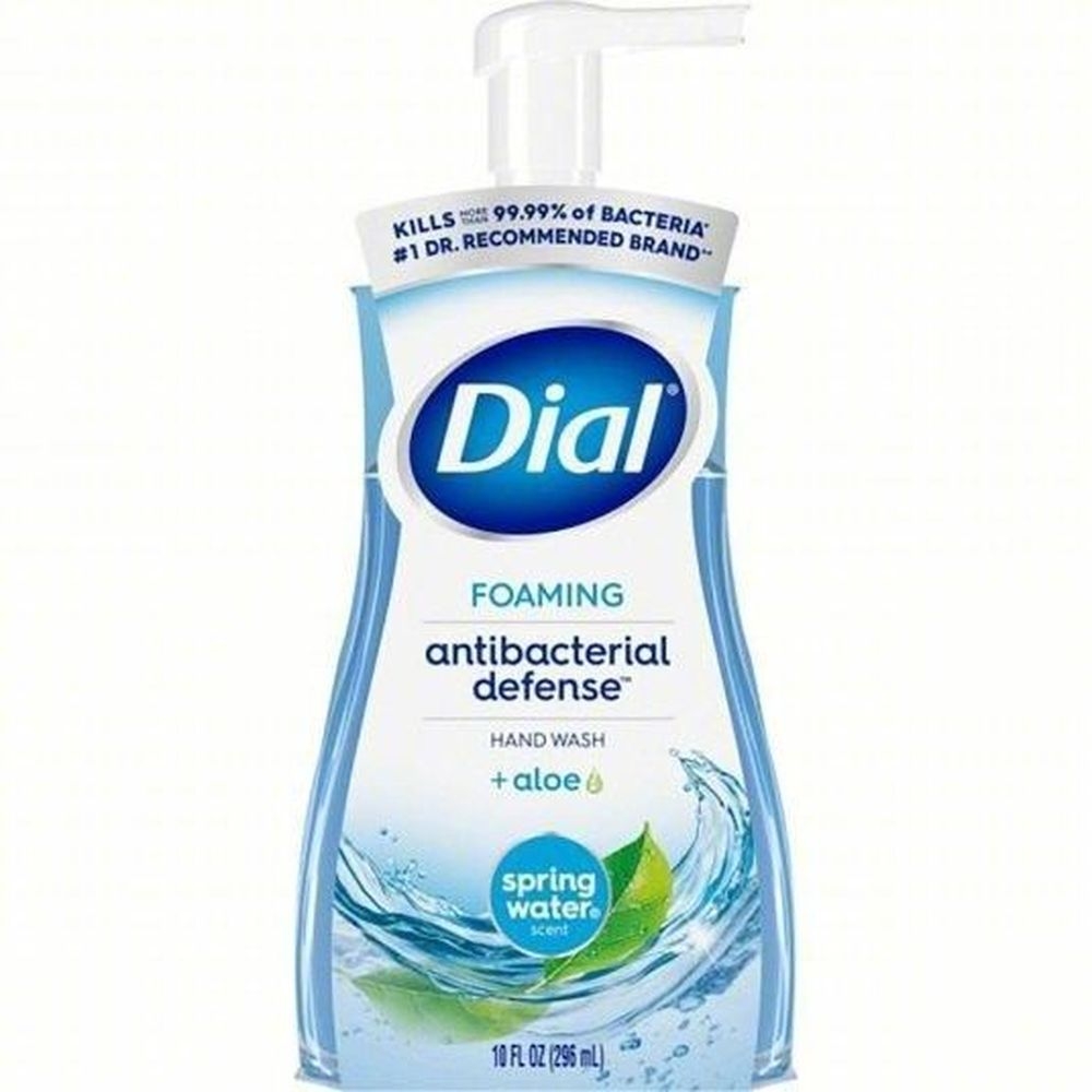 Dial Spring Water Antibacterial Foaming Hand Wash, 10 Ounce -- 8 per case.