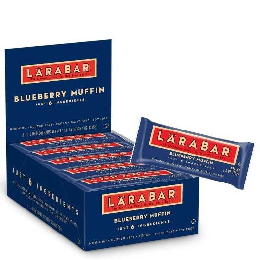Larabar Blueberry Muffin Fruit and Nut Bar, 25.6 Ounce -- 4 per case
