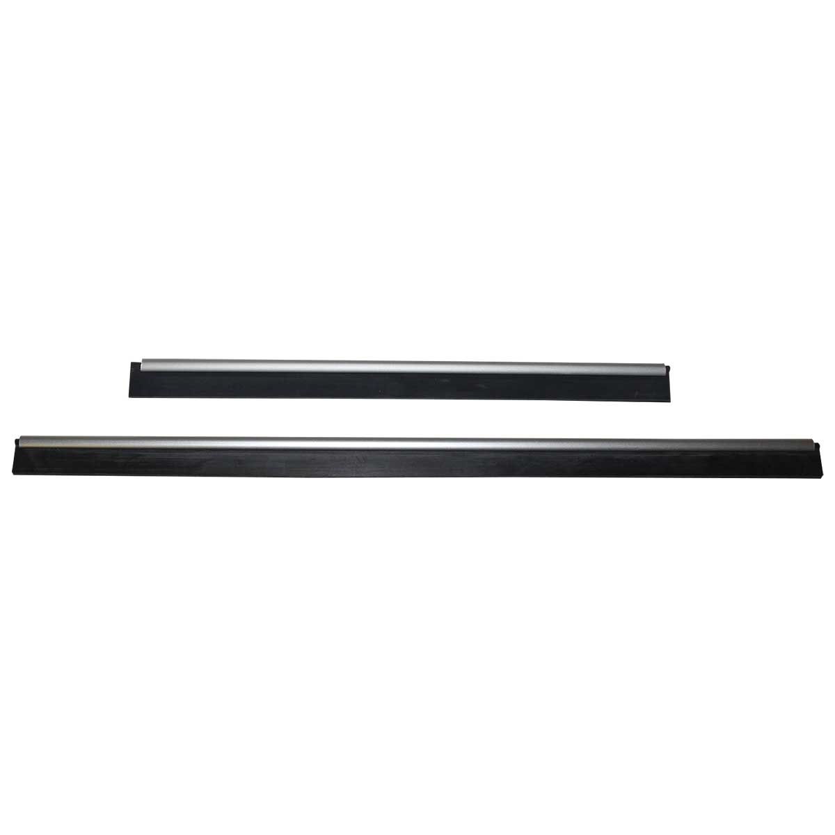 Tolco Aluminum Squeegee Channel with Rubber Blade, 12 inch.