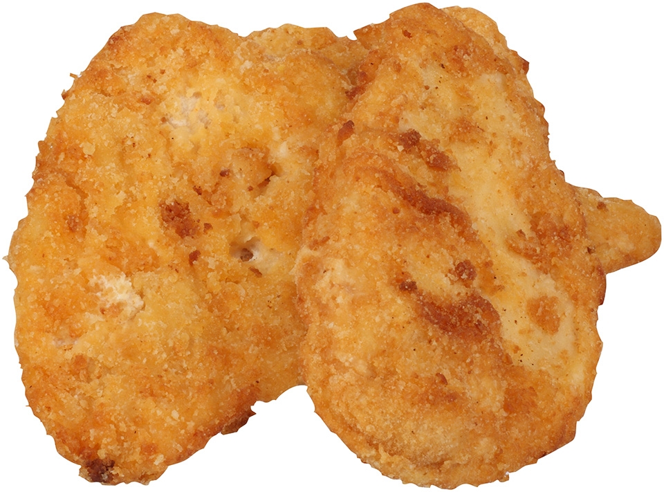Tyson Red Label Frozen Fully Cooked Select Cut Golden Crispy Breaded Chicken Breast Filets, 5 Pounds -- 2 per case