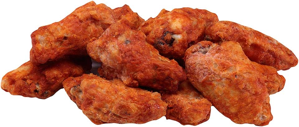 Tyson Fully Cooked Wings of Fire Medium Glazed Bone-In Chicken Wings, 5 Pound -- 2 per case