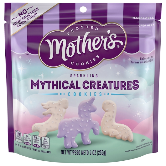 Mothers Mythical Creatures Cookies, 9 Ounce -- 12 per case