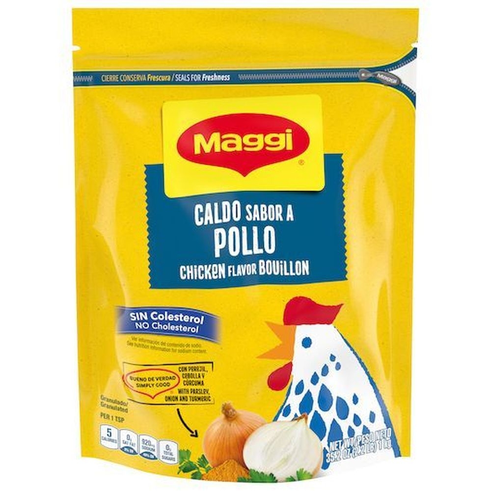 Maggi Chicken Flavor Bouillon, 2.2 Pound Bag -- 6 per case