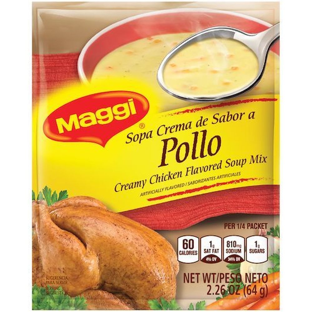 Maggi Creamy Chicken Flavored Soup Mix, 2.26 Ounce Bowls -- 12 per case