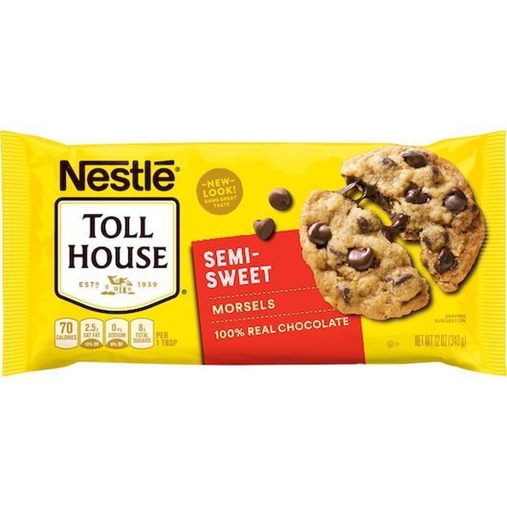 Nestle Toll House Semi Sweet Morsels, 12 Ounce -- 12 per case