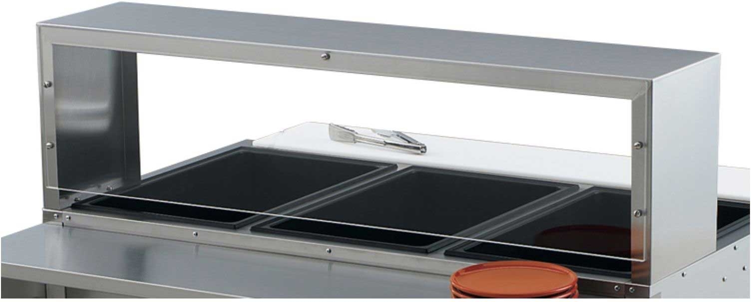 Vollrath ServeWell Work Overshelf without Acrylic Panel, 60.75 inch