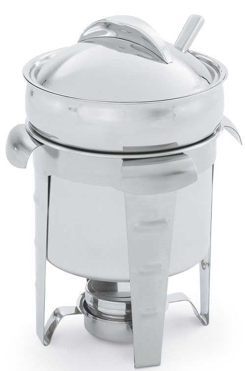 Maximillian Steel Marmite Chafer, 4.2 Quart