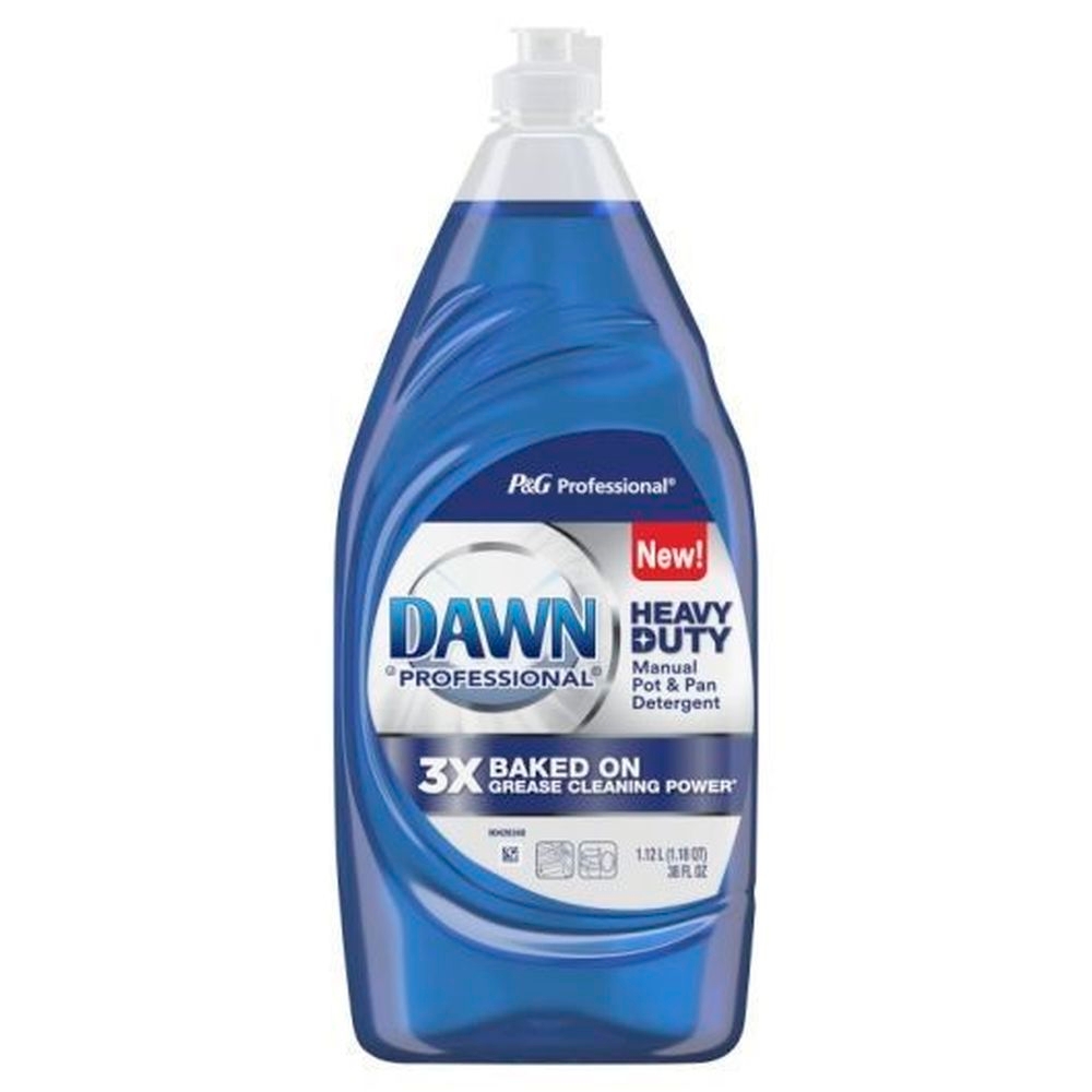 Dawn Professional Heavy Duty Manual Pot and Pan Dish Soap Detergent, 38 Ounce -- 8 per case