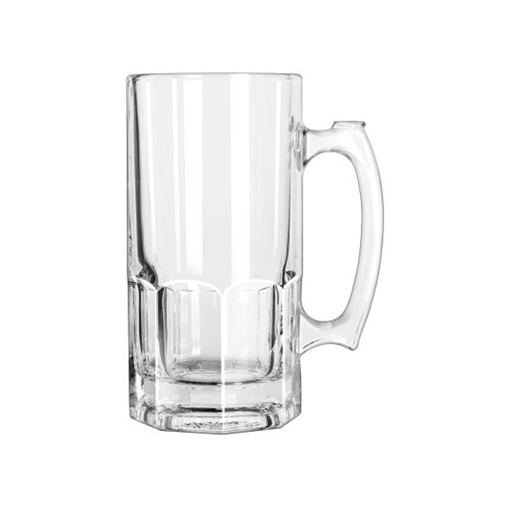 Libbey 5262 Glass Super Beer Mug, 1 Liter Capacity -- 12 per case