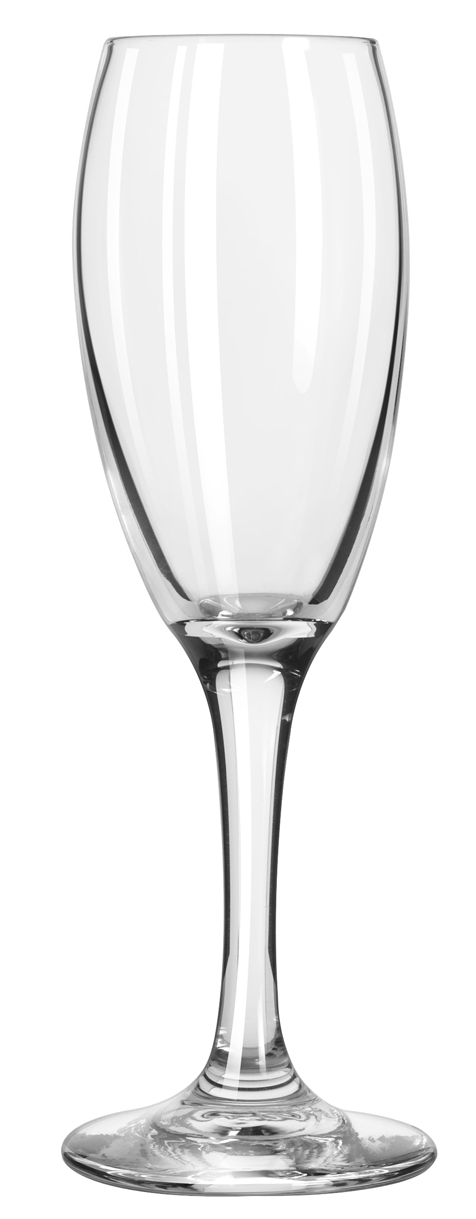 Libbey 3996 Teardrop Flute - Capacity: 6.5Oz. -- 12 Per Case