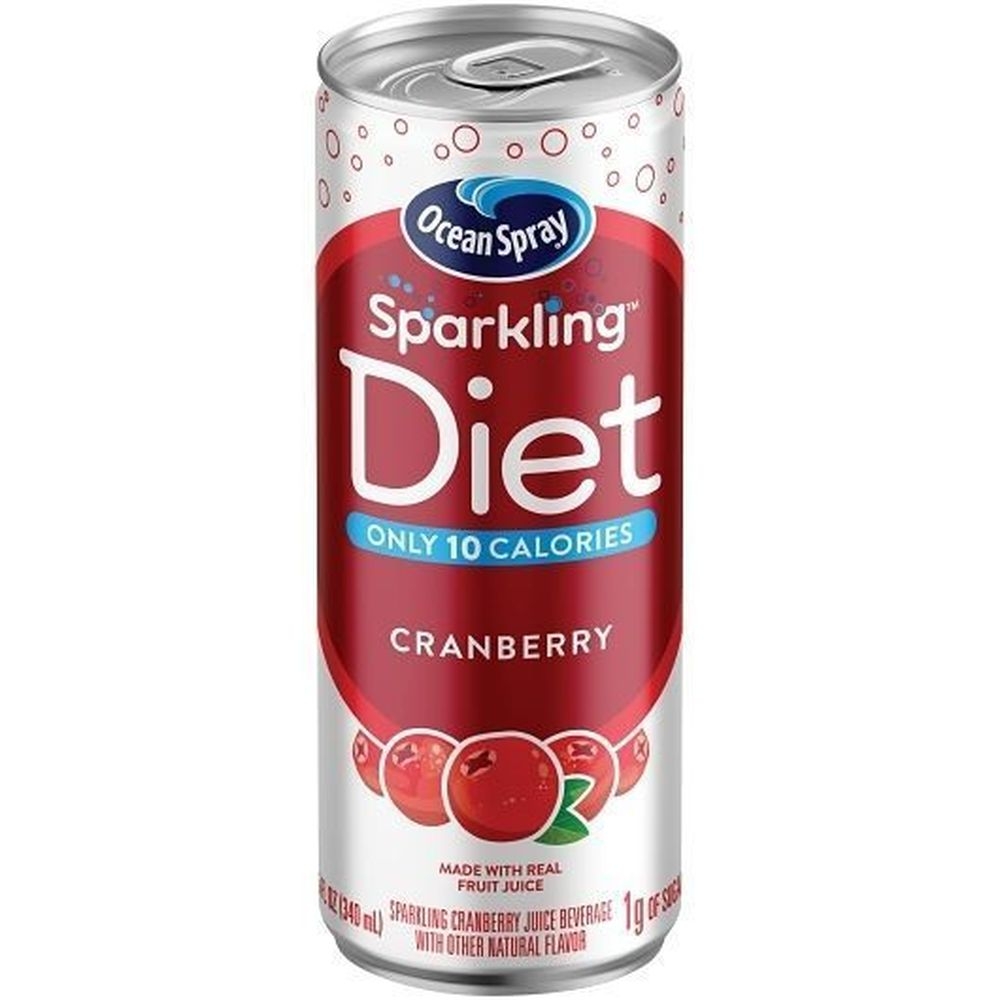 Ocean Spray Diet Sparkling Cranberry Juice, 11.5 Fluid Ounce -- 24 per case