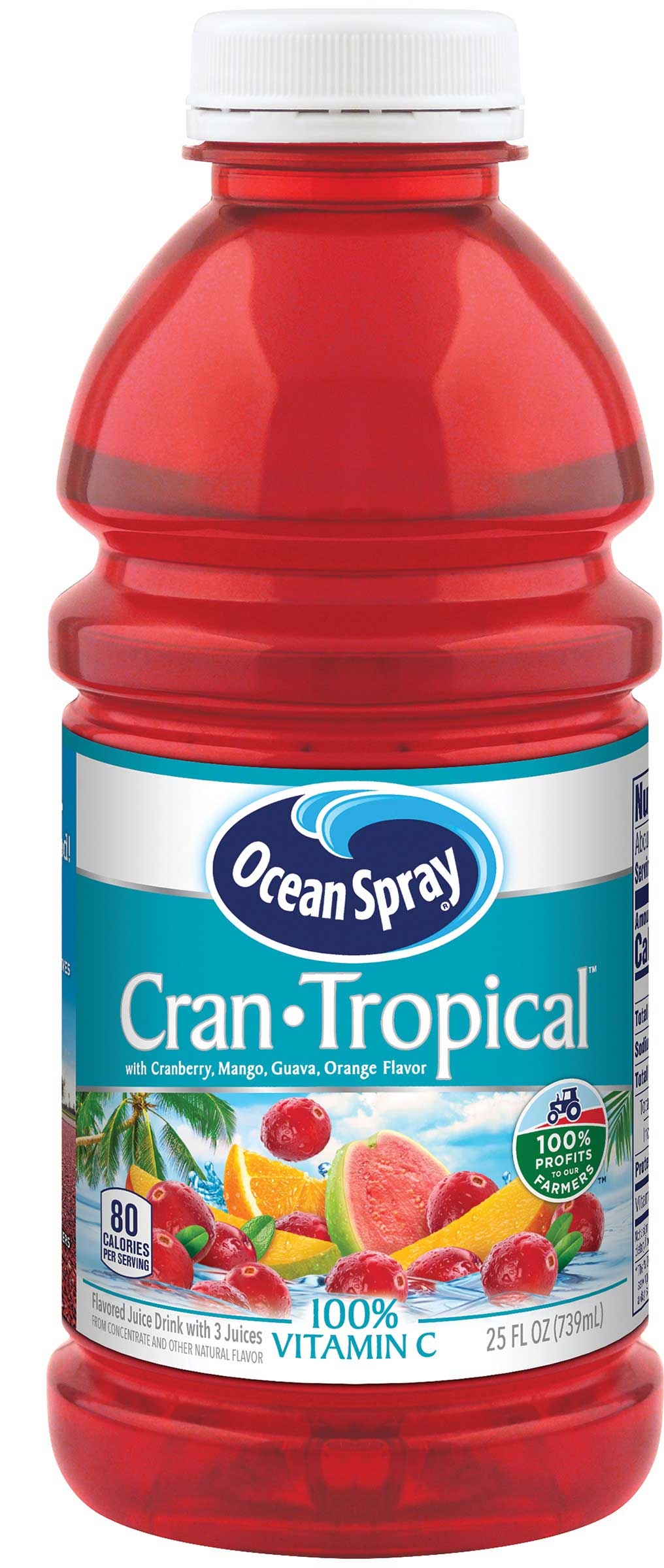 Ocean Spray Cran Tropical Juice Drink, 25 Fluid Ounce -- 12 per case