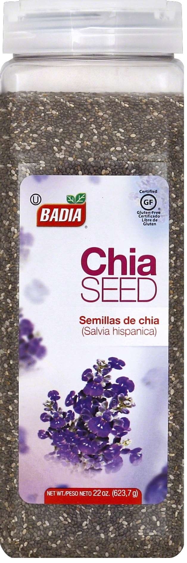Badia Chia Seed, 22 Ounce Bottle -- 4 per case