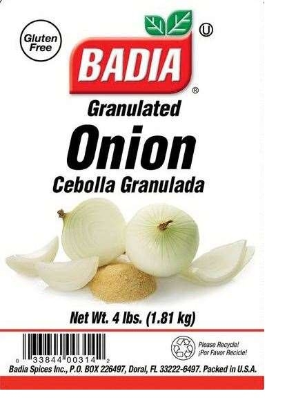 Badia Onion Powder, 4 Pound -- 4 per case