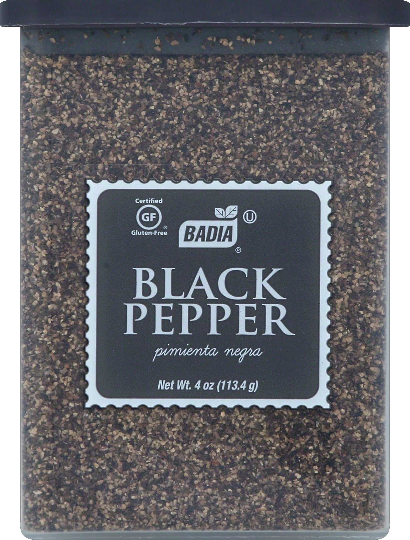 Badia Ground Black Pepper, 4 Ounce Can -- 12 per case