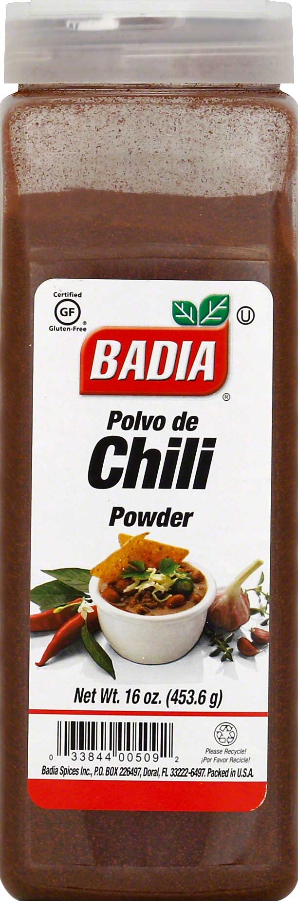 Badia Chili Powder, 16 Ounce -- 6 per case