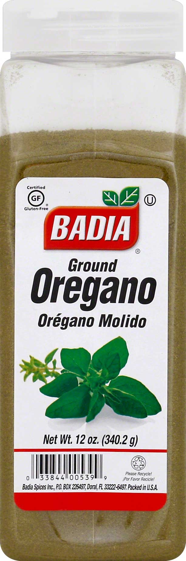 Badia Ground Oregano, 12 Ounce -- 6 per case