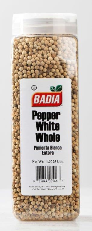 Badia White Pepper, 22 Ounce -- 6 per case