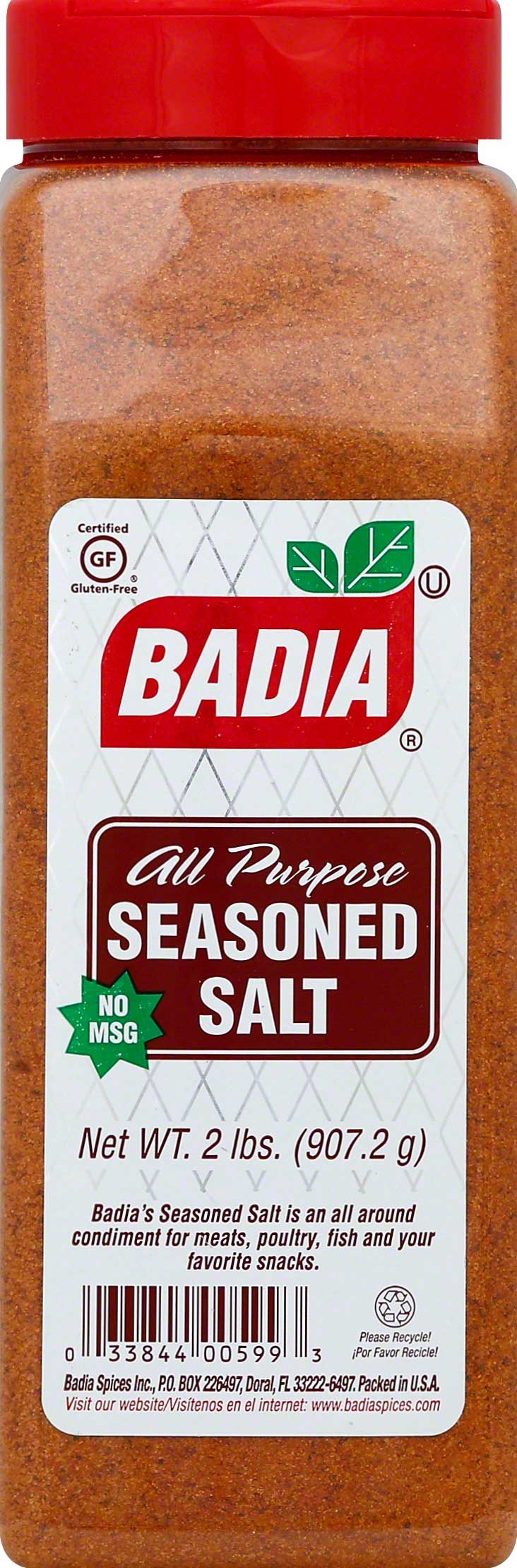 Badia All Purpose Seasoned Salt, 2 Pound -- 6 per case