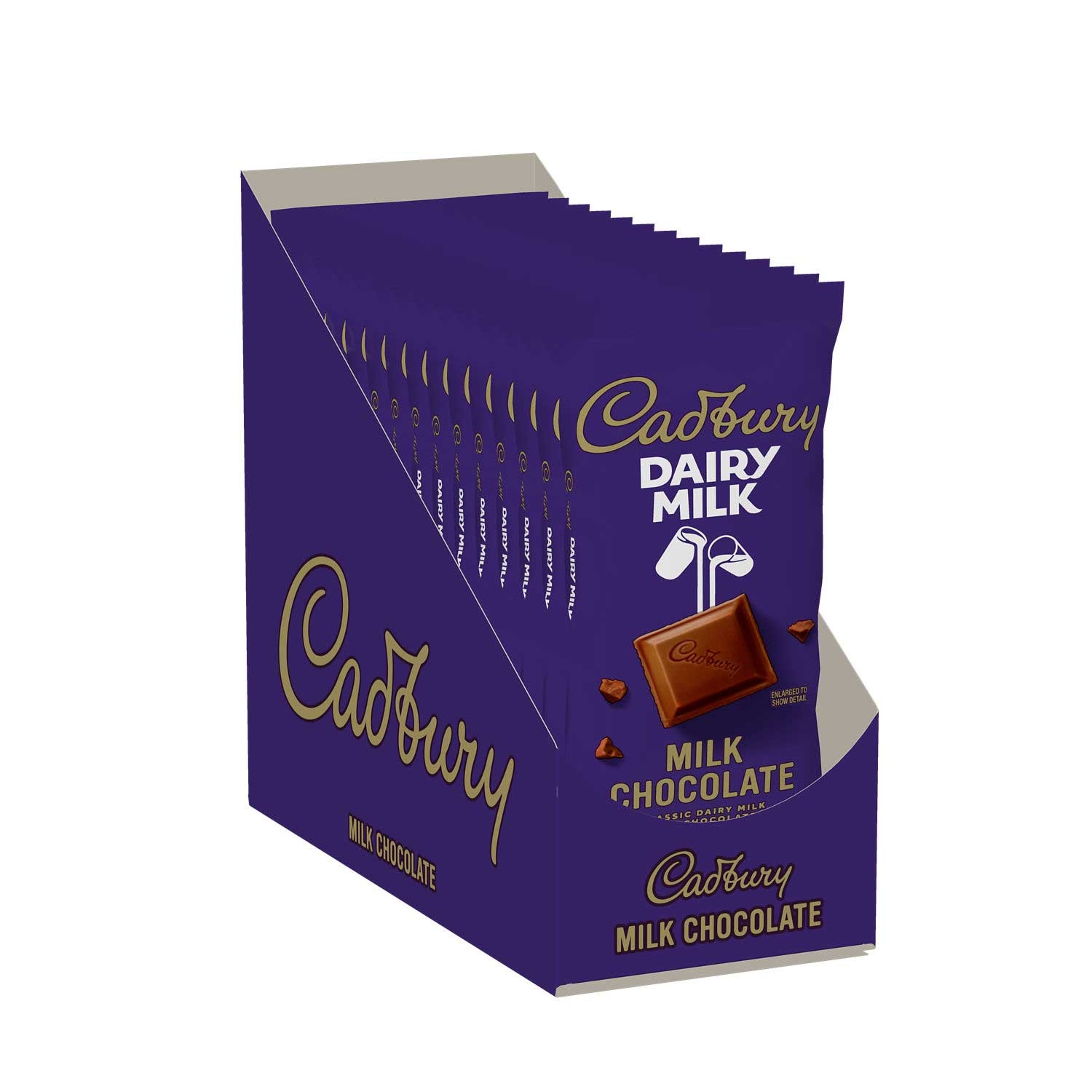 Cadbury Dairy Milk Chocolate Bar, 3.5 Ounce -- 14 per case