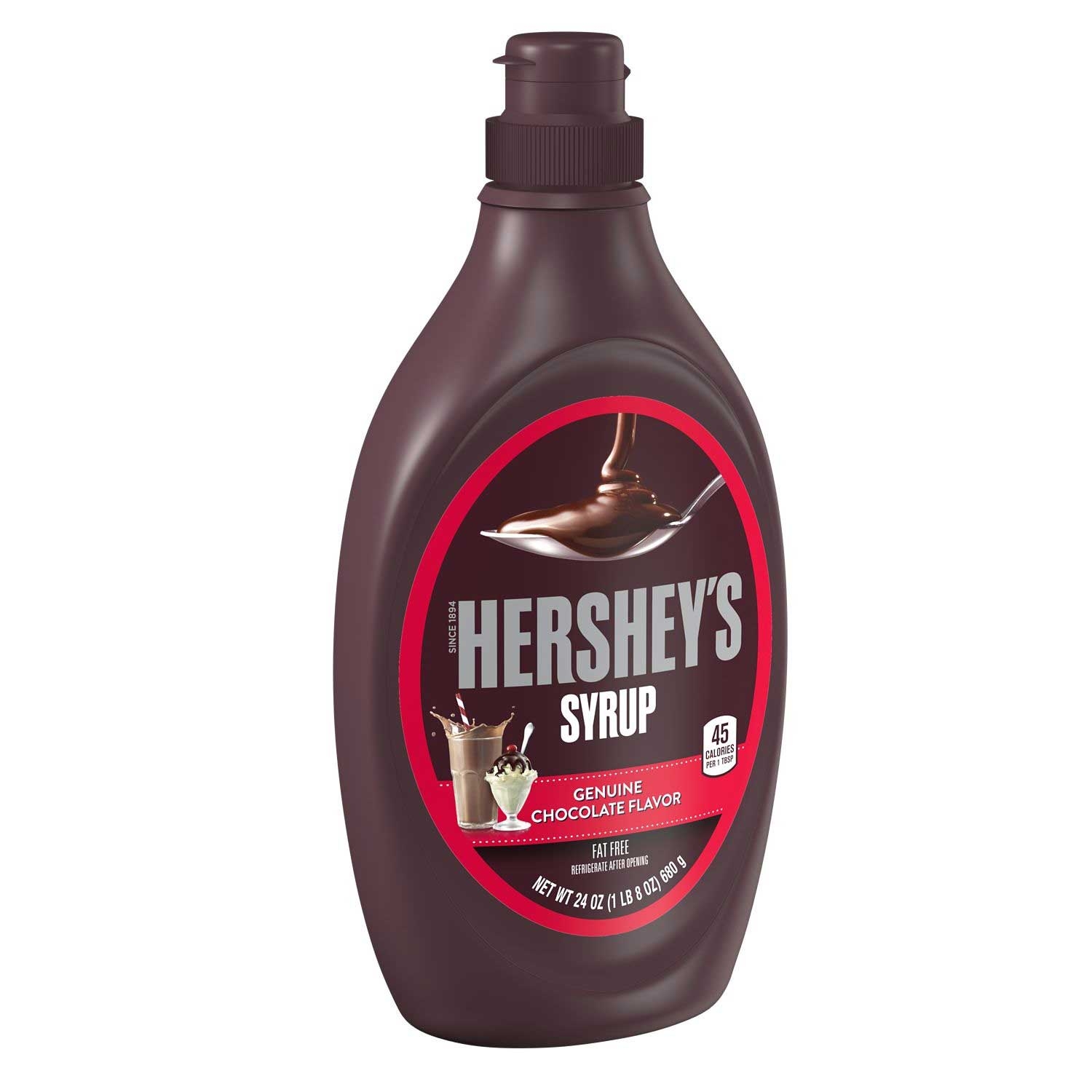 Hershey's Chocolate Flavored Syrup, 24 Ounce Bottle