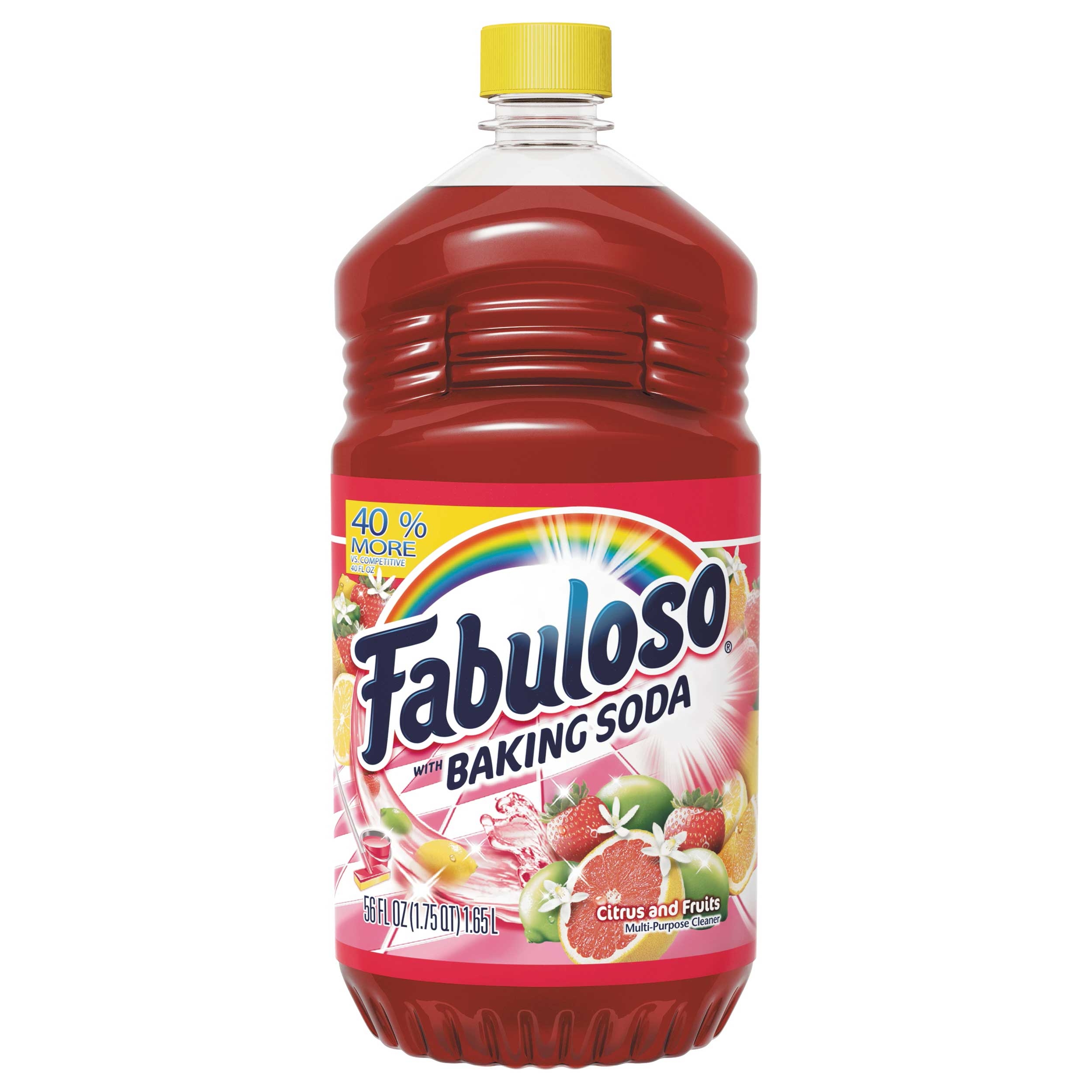 Fabuloso All Purpose Citrus and Fruits Cleaner with Baking Soda, 56 fluid ounce -- 6 per case
