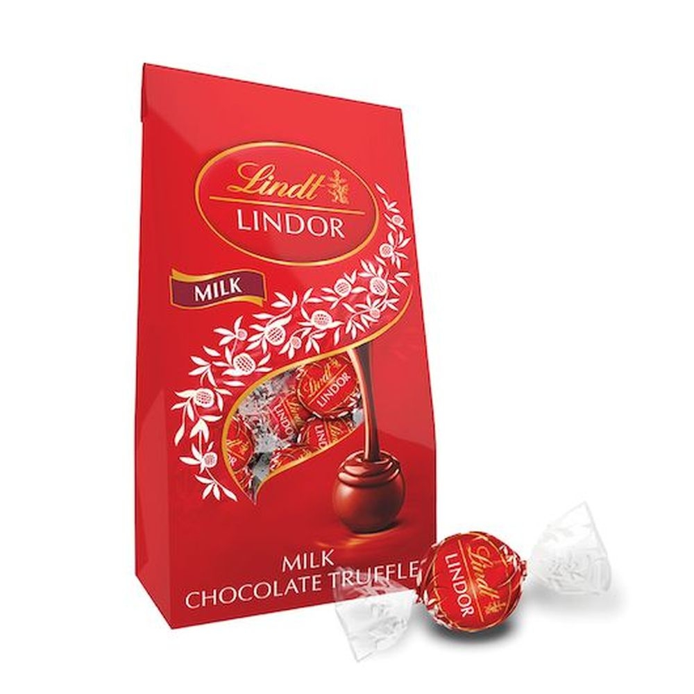 Lindt Lindor Milk Chocolate Truffles, 5.1 Ounce -- 18 per case
