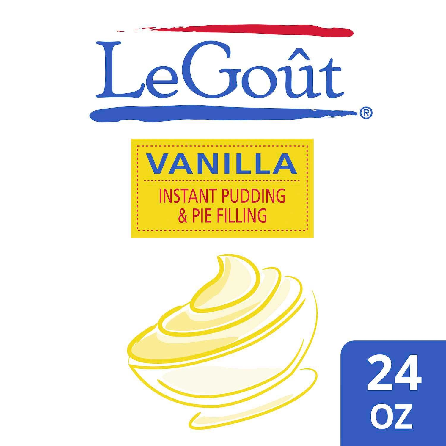 Single LeGout Vanilla Instant Pudding and Pie Filling, 24 Ounce