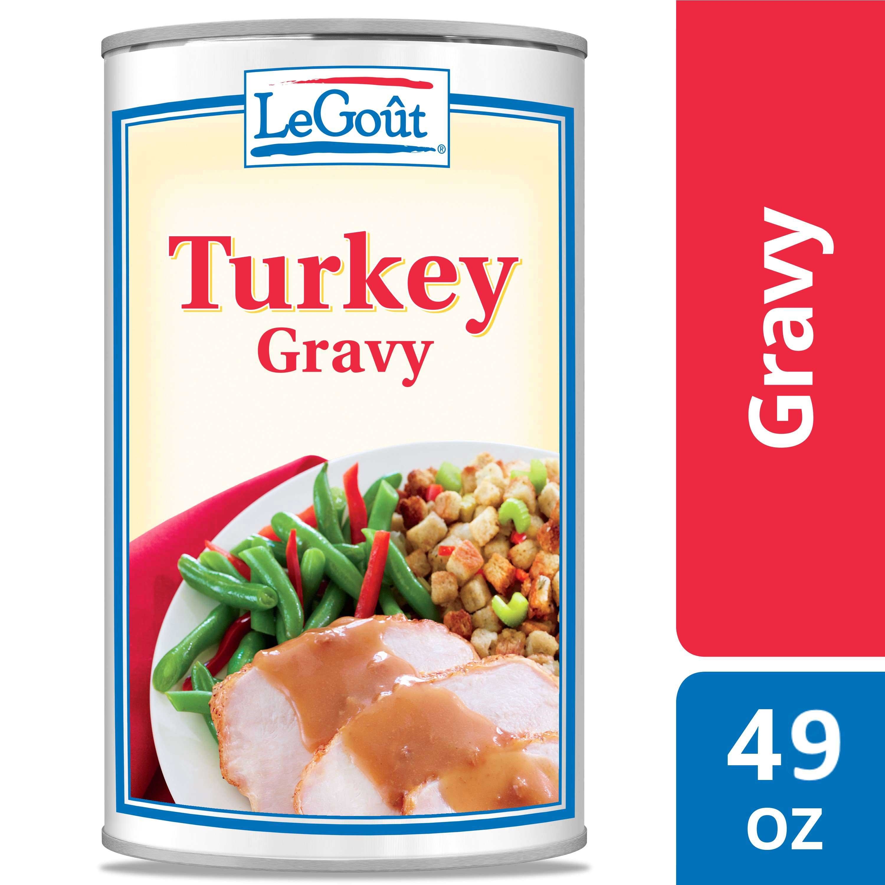 Single LeGout Turkey Gravy, 49 Ounce
