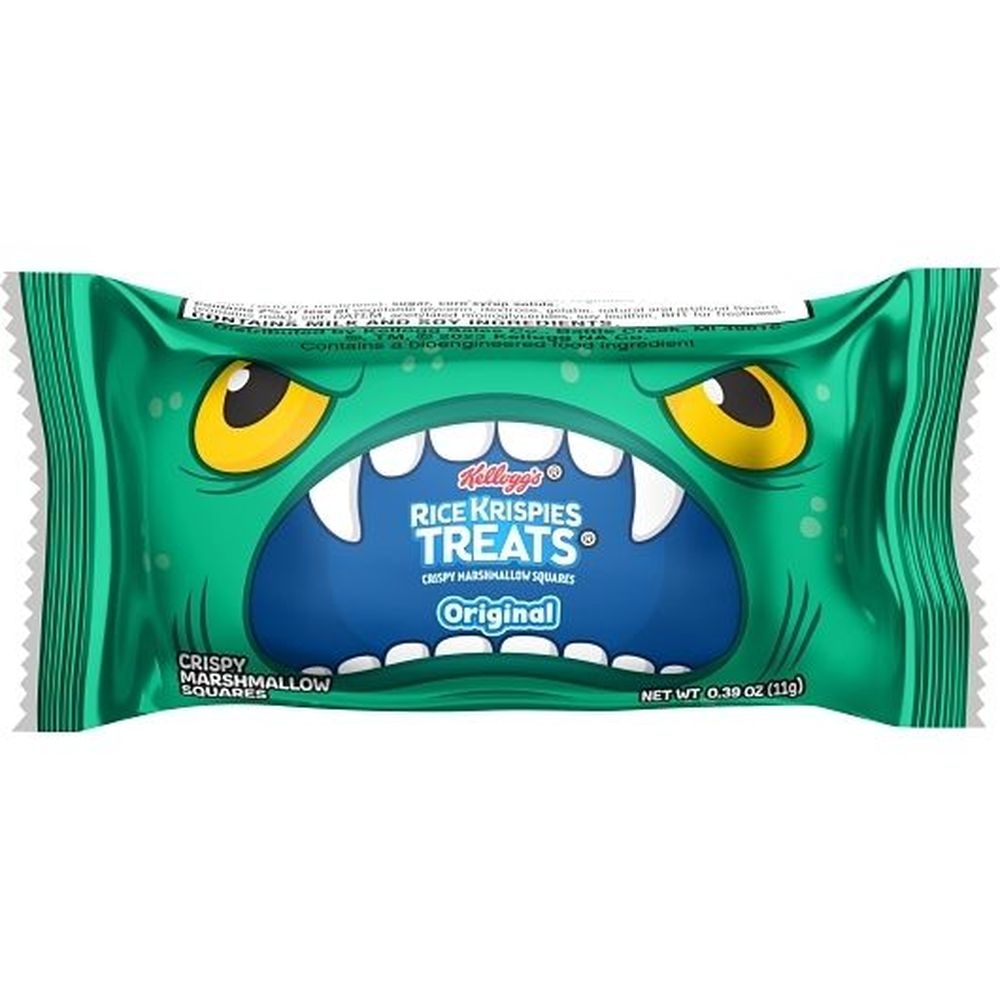 Kelloggs Rice Krispies Treats Original Crispy Mini Marshmallow Squares, 0.39 Ounce -- 240 per case